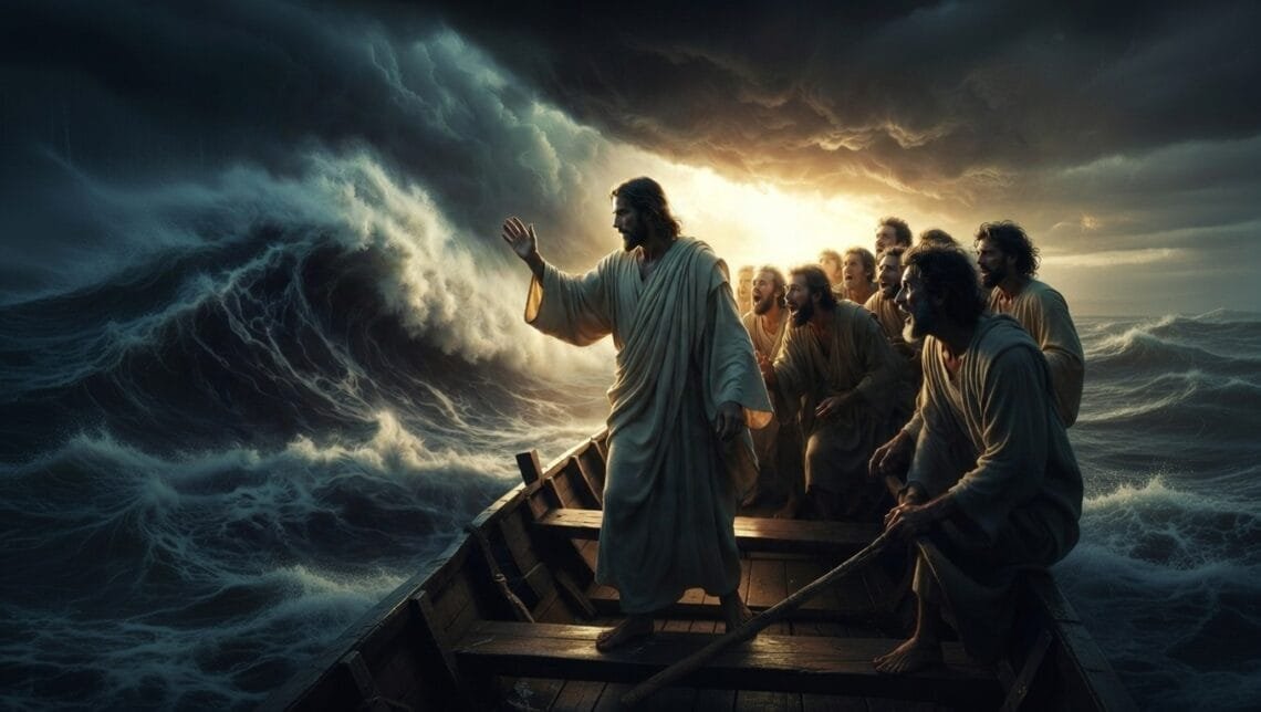 Jesús calma la tempestad